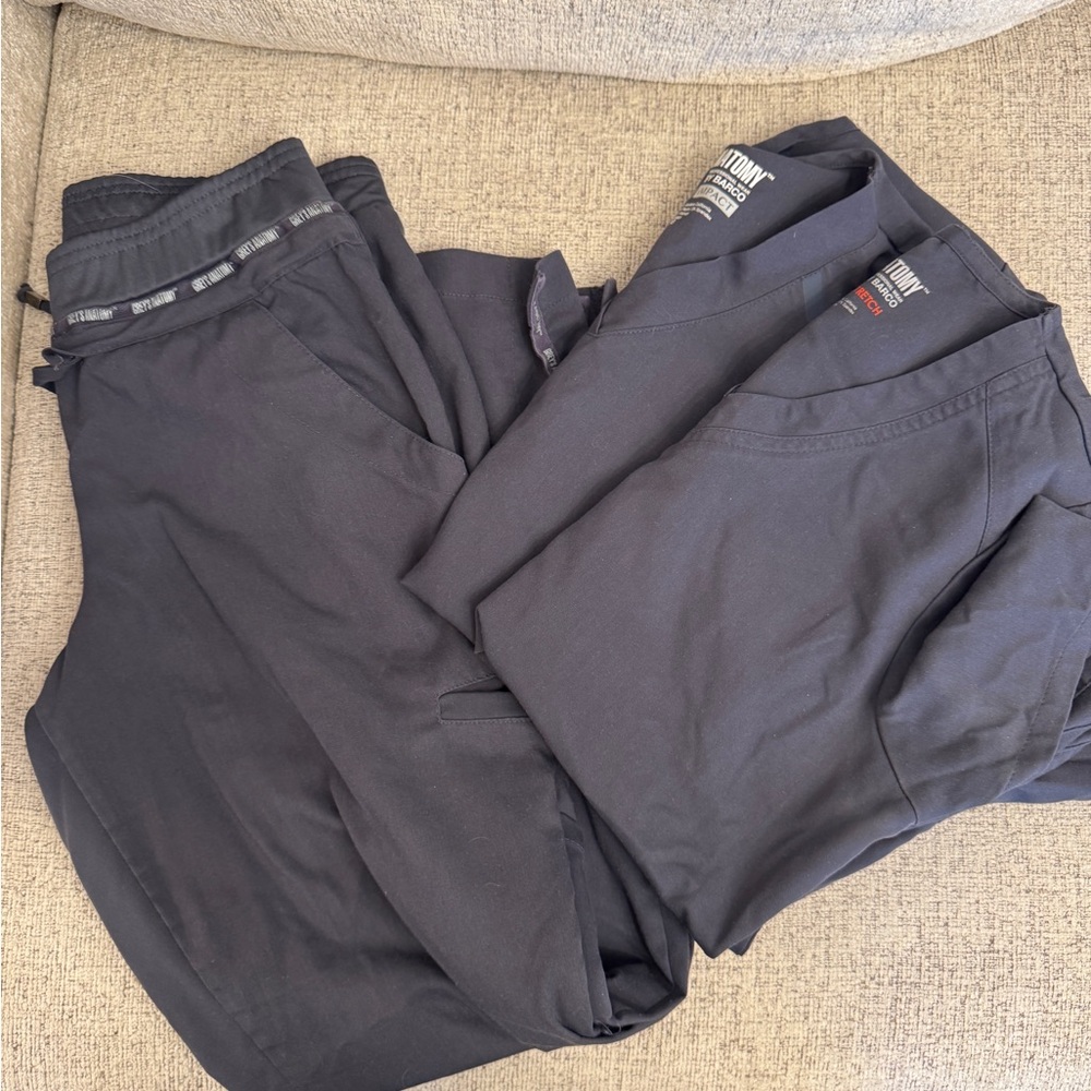 Grey's Anatomy Navy Blue Scrub Top